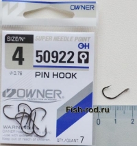 Крючки OWNER Pin Hook №4 50922