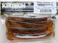 Съедобная резина KEITECH Easy Shiner 4 EA#02 Peach Green FLK