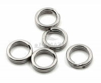 Заводное кольцо Namazu RING-A, цв. Cr, р. 3 ( d=9 mm), test-27 кг (уп.10 шт)