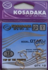 Крючки KOSADAKA OTAKU 3303 Gold Size 12. 0,43mm.
