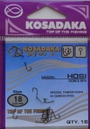 Крючки KOSADAKA HOSI 3063 BN Size 18. 0,35mm.